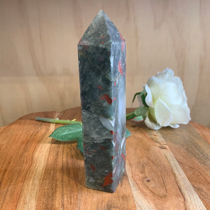 AFRICAN BLOODSTONE TOWER