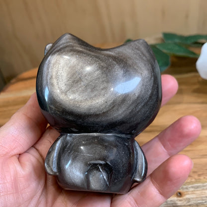 SILVER OBSIDIAN HELLO KITTY (LARGE)