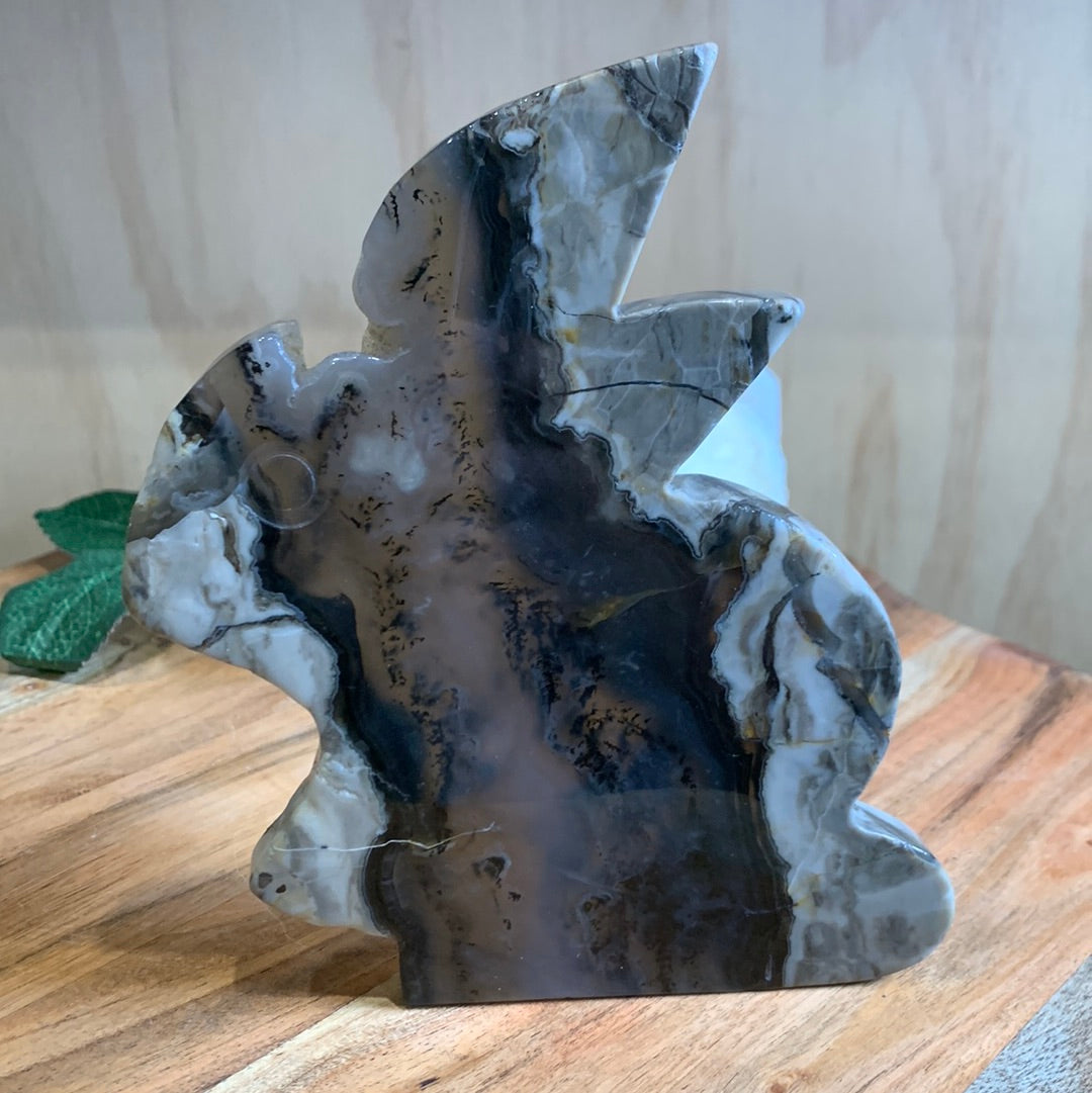 VOLCANO AGATE RABBIT (LARGE)