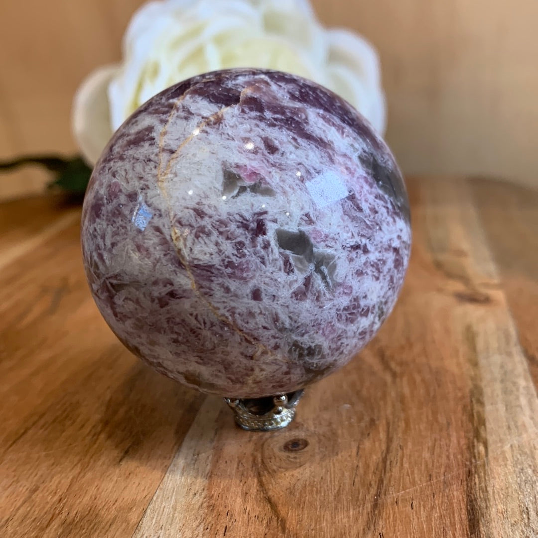 PINK TOURMALINE SPHERE