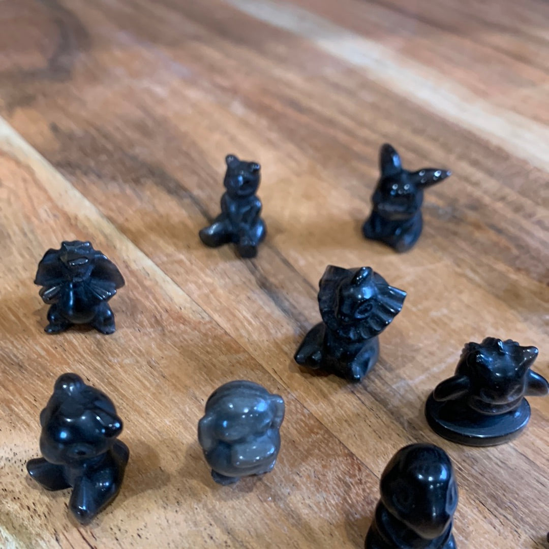 SILVER OBSIDIAN MINI'S POKEMON & ANIMALS