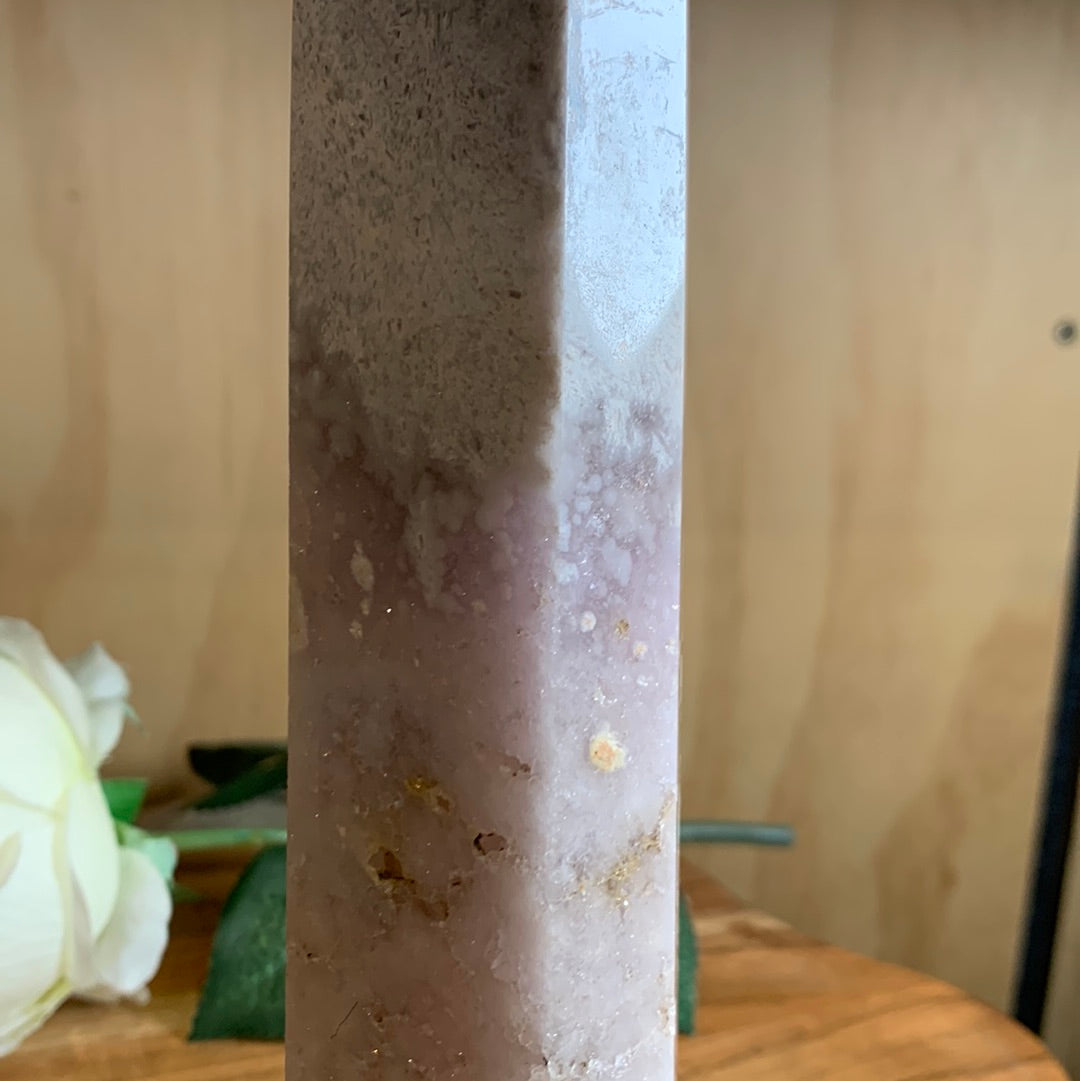 PINK AMETHYST TOWERS (LARGE)