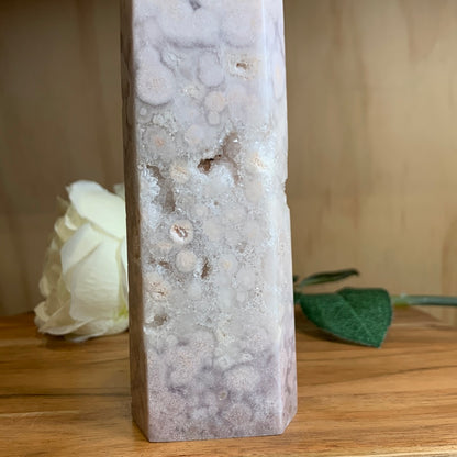 PINK AMETHYST TOWERS (LARGE)