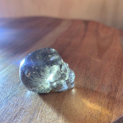 SMOKEY QUARTZ SKULL (SMALL)