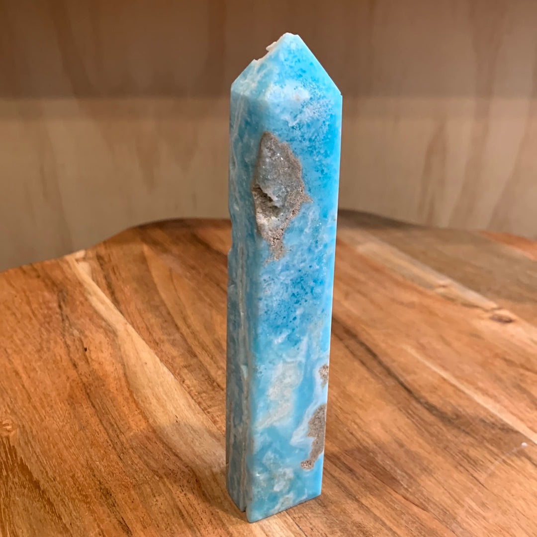 BLUE ARAGONITE TOWER