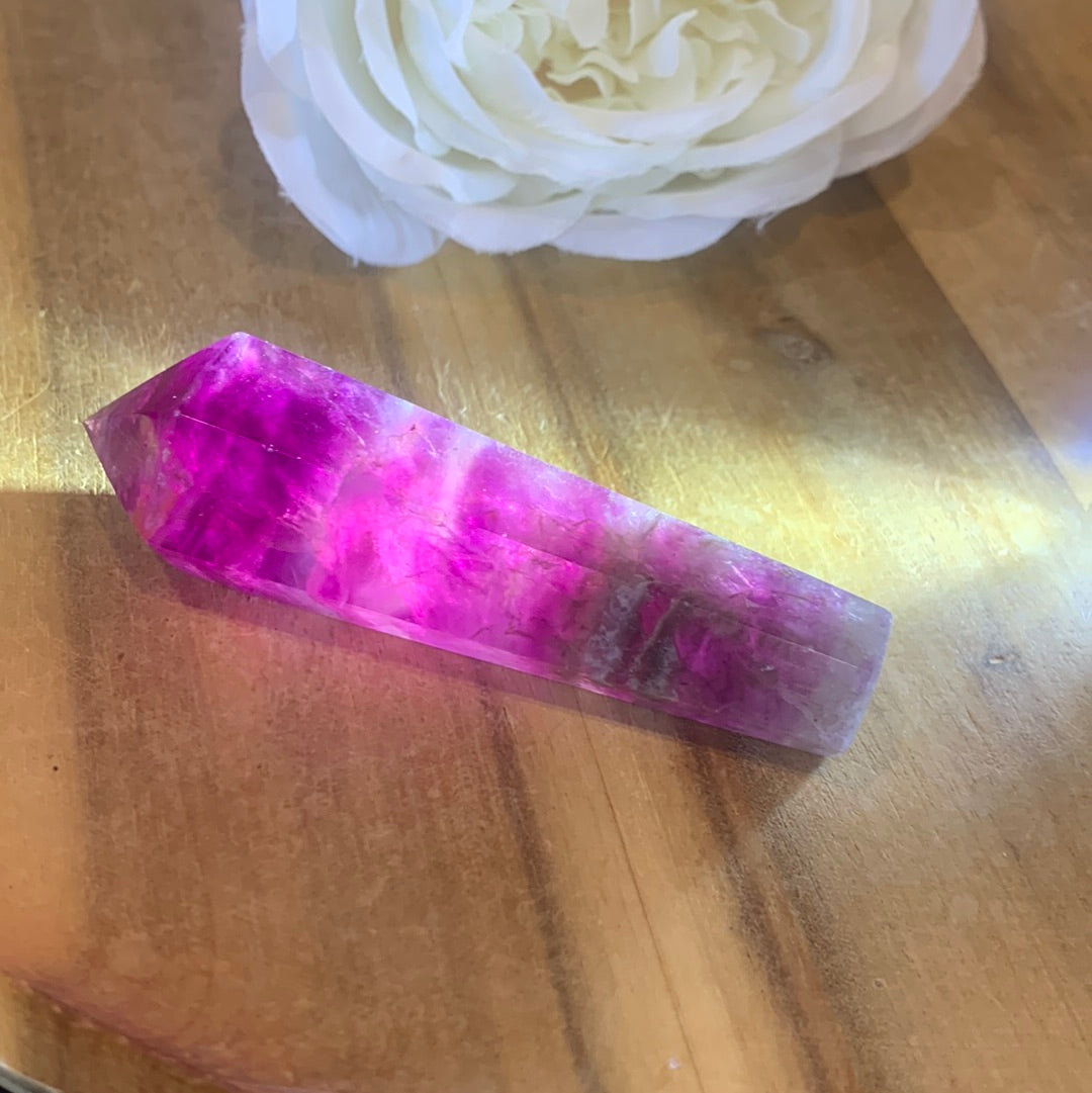 PURPLE FLUORITE WAND