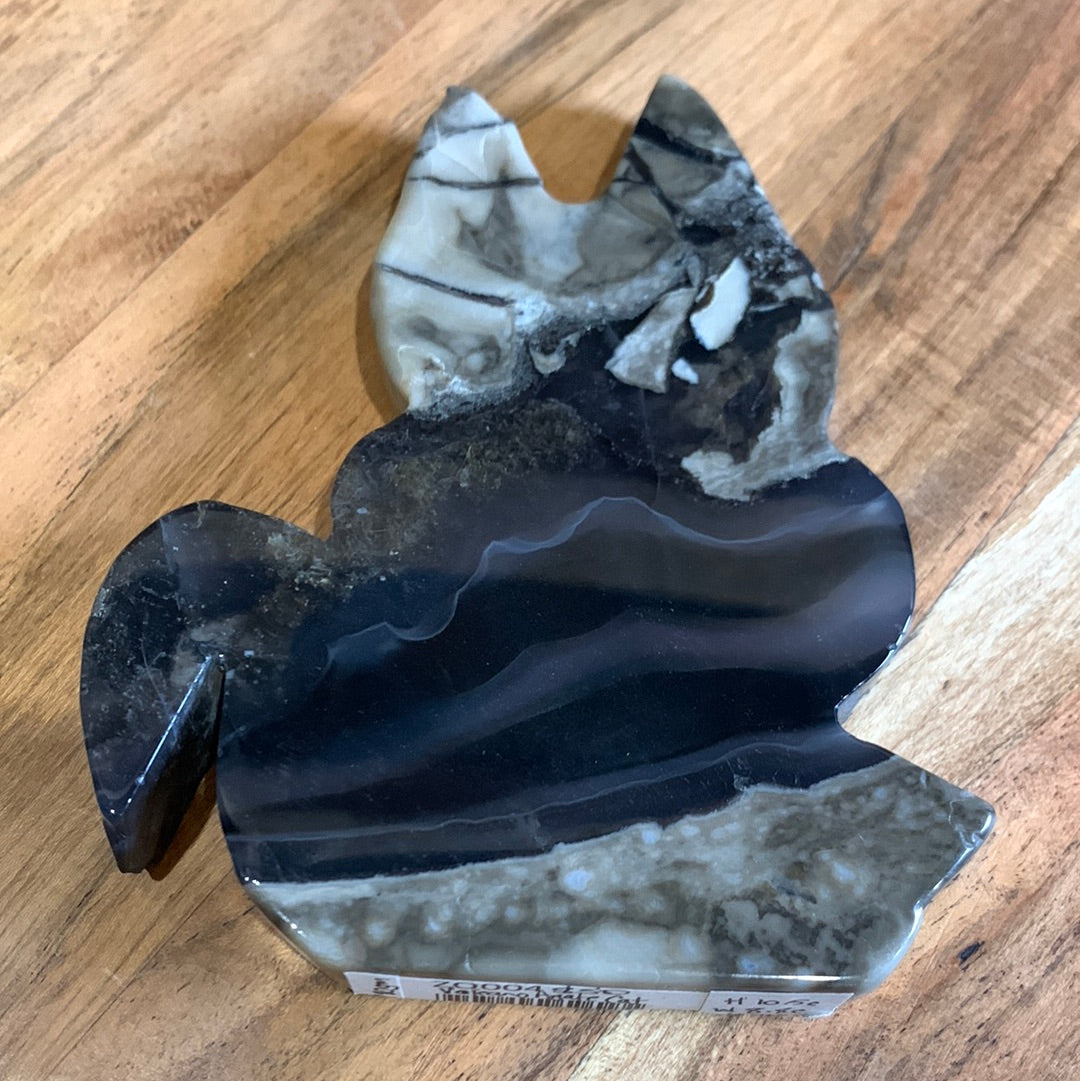 VOLCANO AGATE CATS (LARGE)