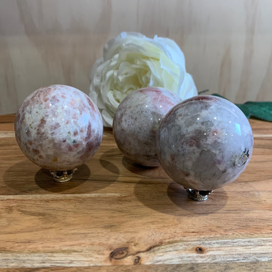 SUNSTONE MOONSTONE SPHERES