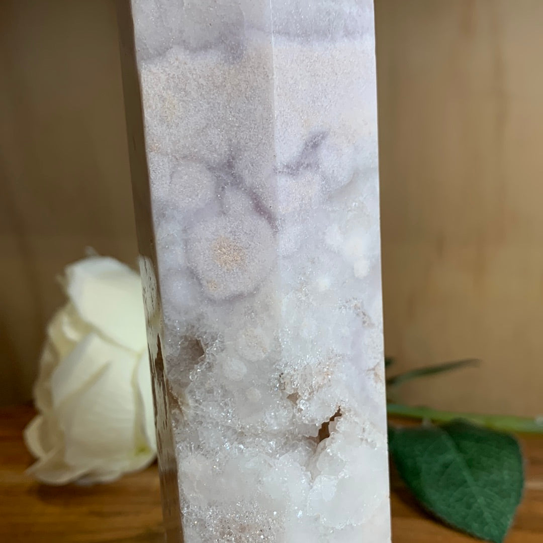 PINK AMETHYST TOWERS (LARGE)