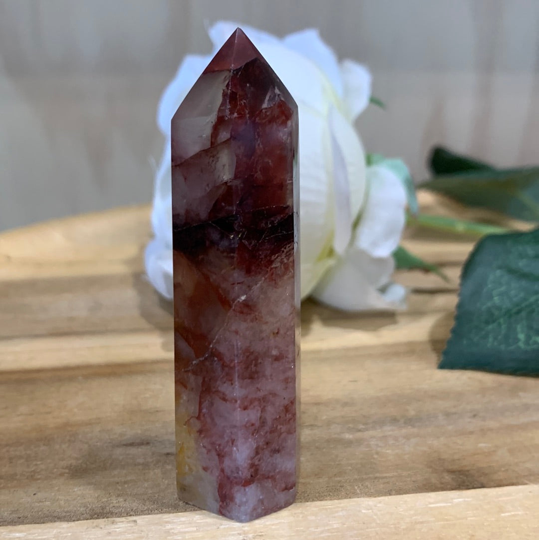 FIRE QUARTZ POINTS