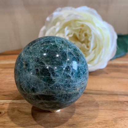 GREEN APATITE SPHERES