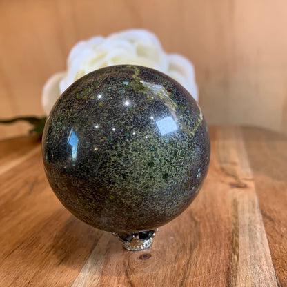 DRAGON BLOODSTONE SPHERE
