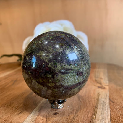 DRAGON BLOODSTONE SPHERE