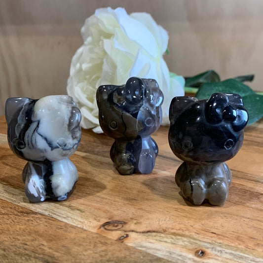 VOLCANO AGATE HELLO KITTYS