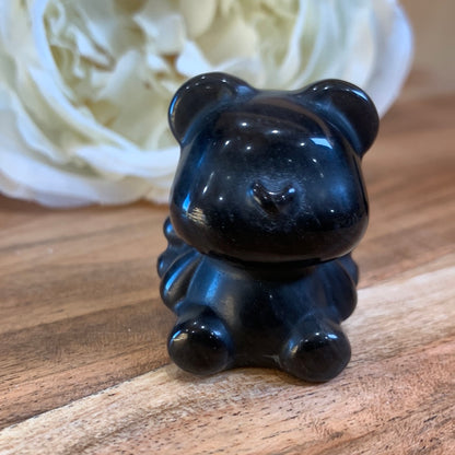 SILVER OBSIDIAN TEDDY BEARS SUPER CUTE!!!