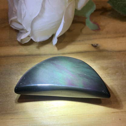 RAINBOW OBSIDIAN MOON