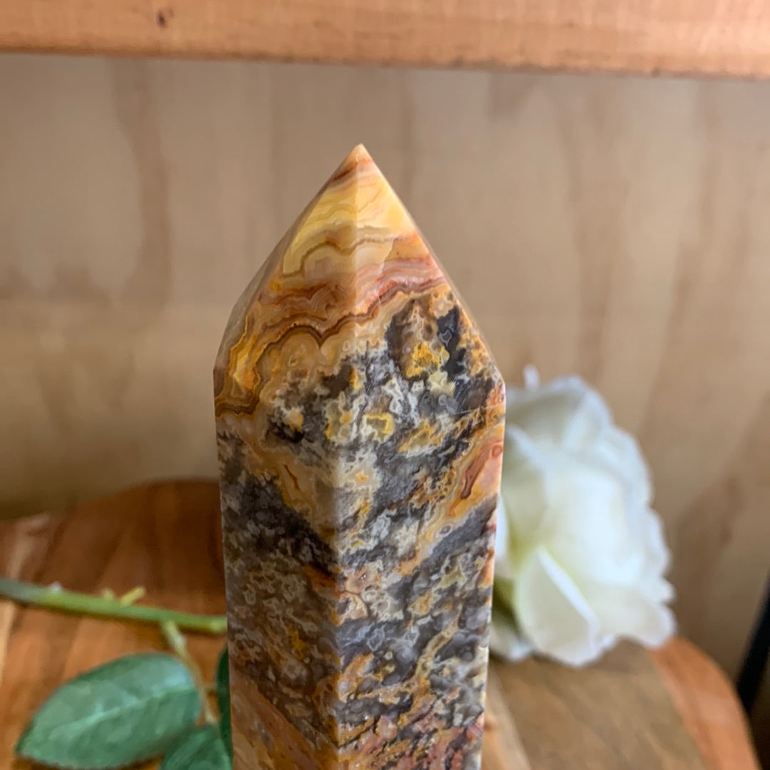 CRAZY LACE AGATE TOWER