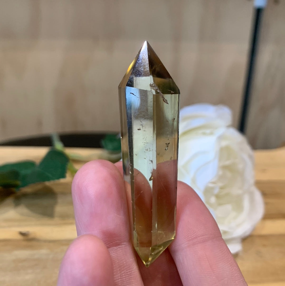 CITRINE DOUBLE TERMINATED POINTS