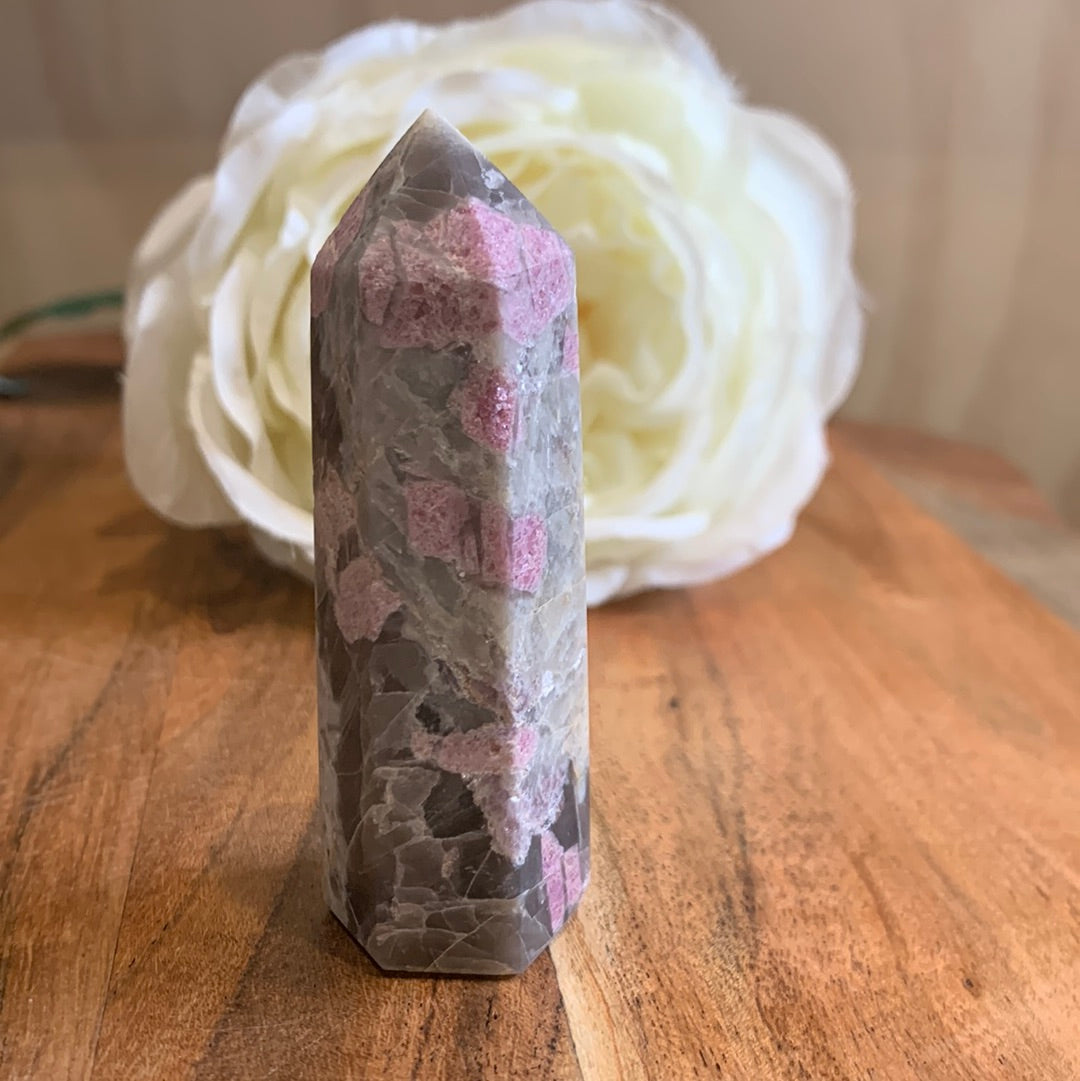 PLUM BLOSSOM TOURMALINE POINTS
