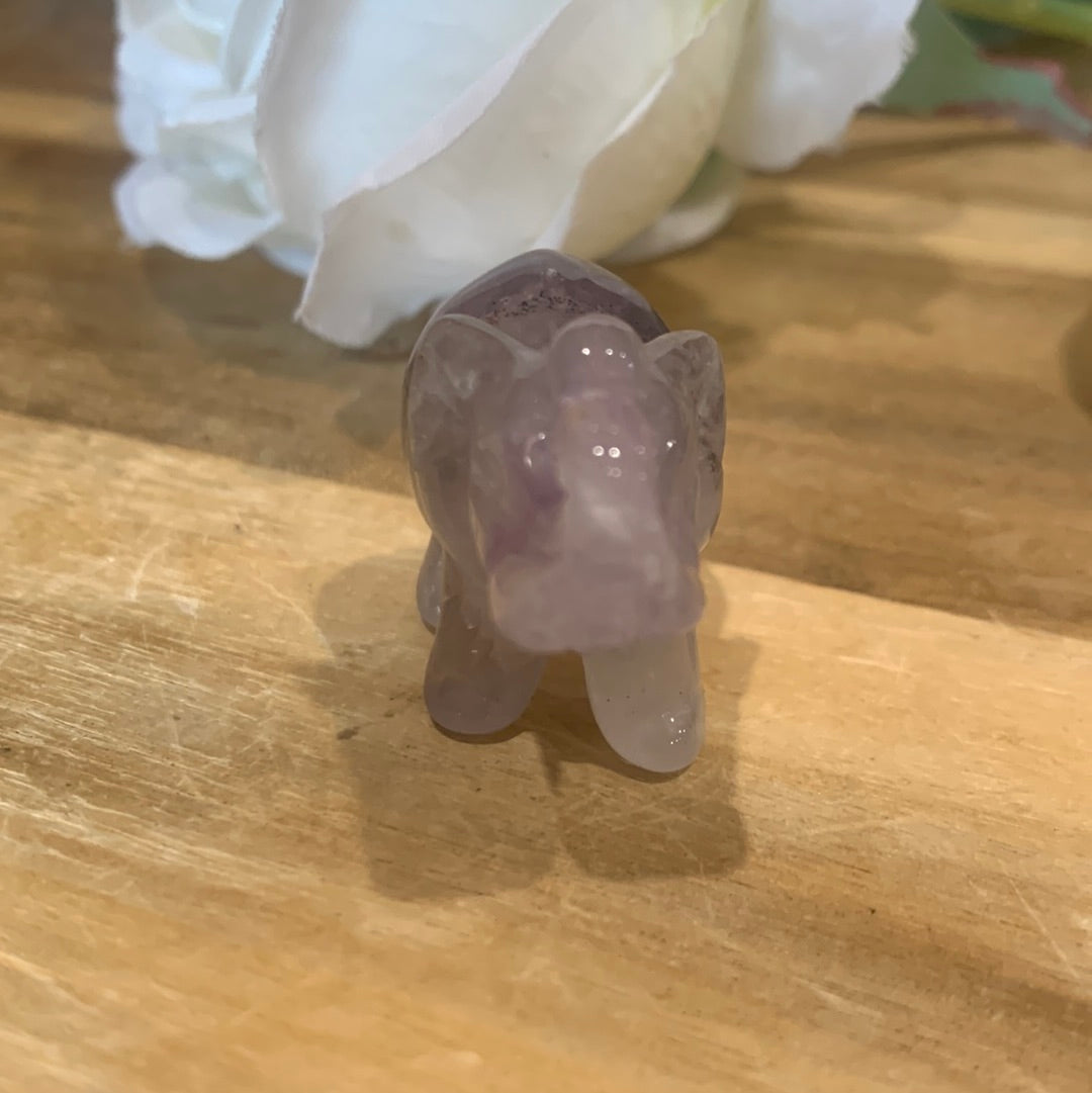 AMETHYST ELEPHANT (SMALL)