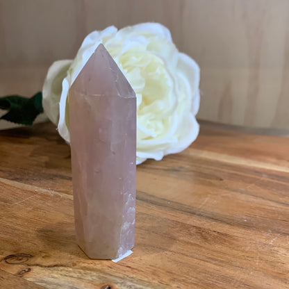 BLUE ROSE QUARTZ POINT