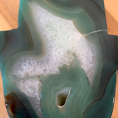 GREEN AGATE HANDS