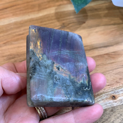 LABRADORITE BIBLE WITH STAND