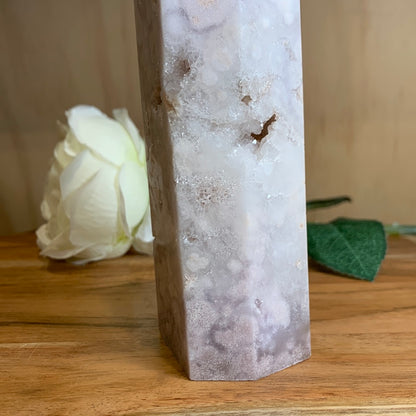 PINK AMETHYST TOWERS (LARGE)