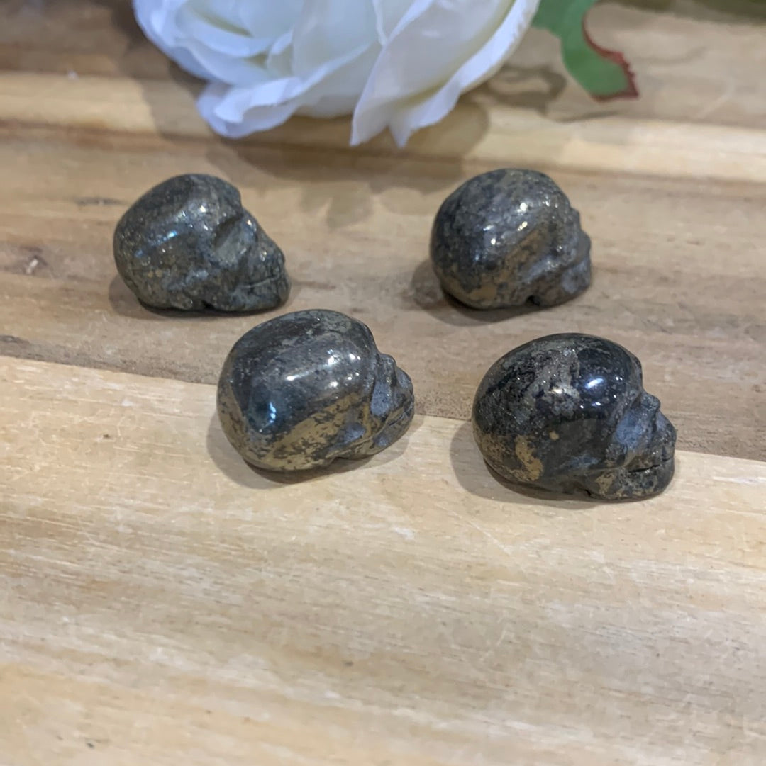 PYRITE SKULLS