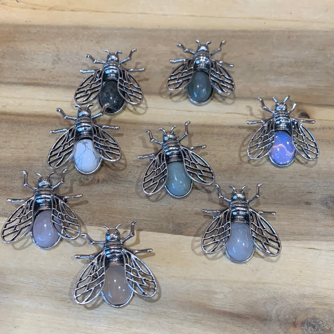 CRYSTAL BEE BROACHES