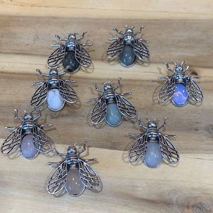 CRYSTAL BEE BROACHES