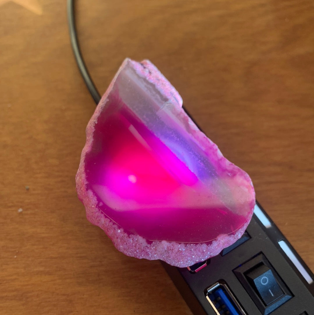 USB AGATE LAMP LIGHTS