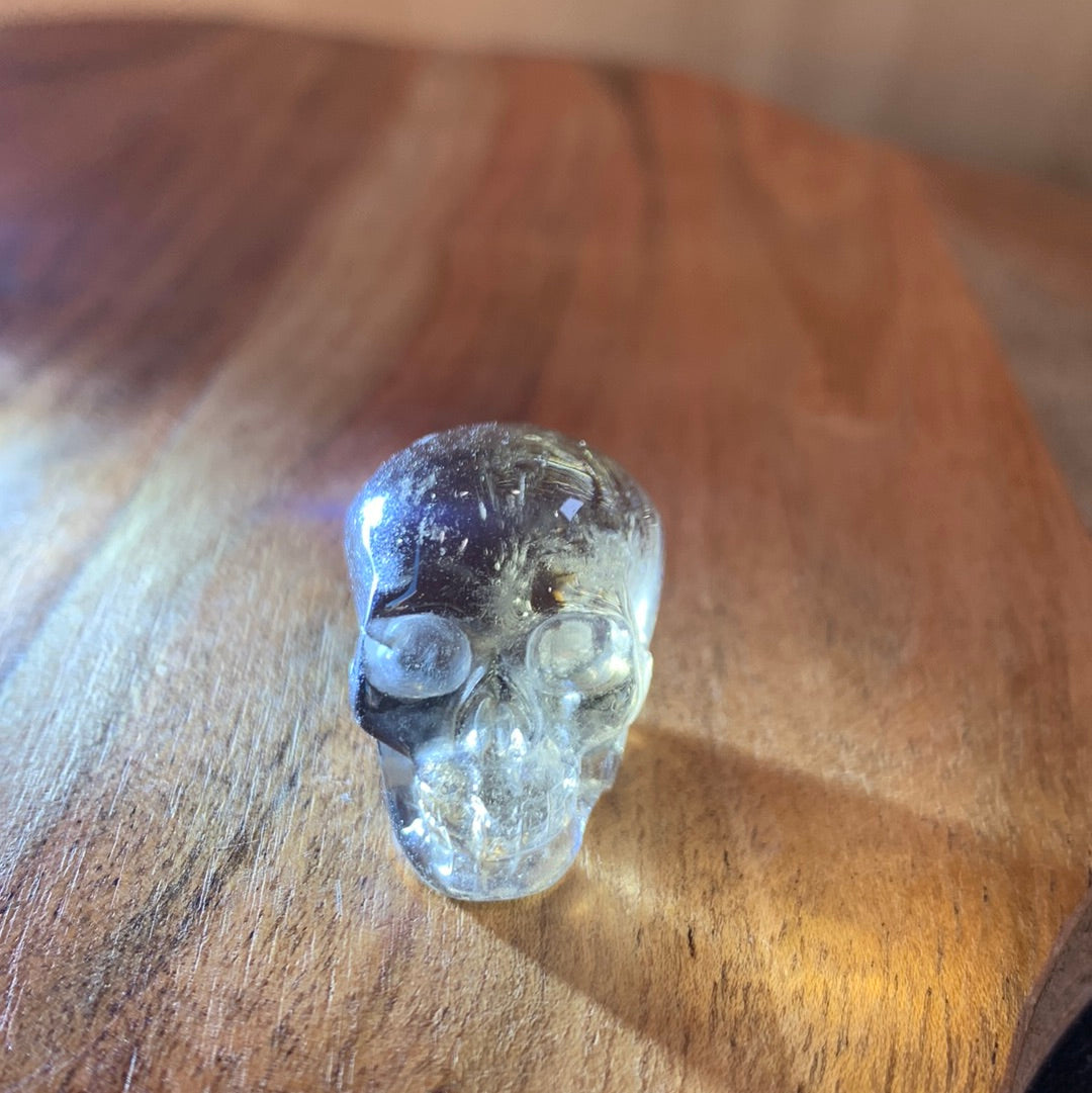 SMOKEY QUARTZ SKULL (SMALL)