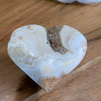 YELLOW CACITE HEARTS & PALMSTONES (WITH UV REACTION)