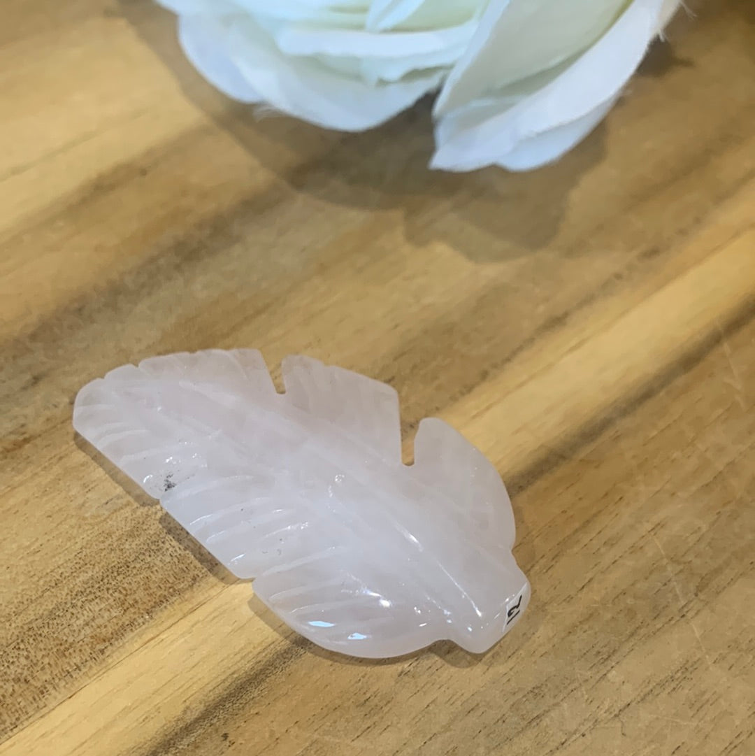 ROSE QUARTZ LEAVES