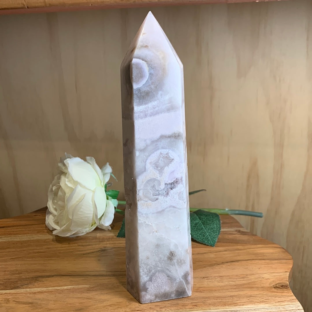 PINK AMETHYST TOWERS (LARGE)