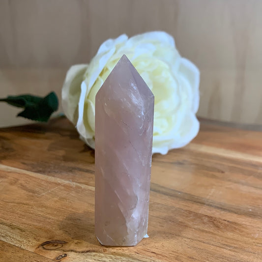 BLUE ROSE QUARTZ POINT