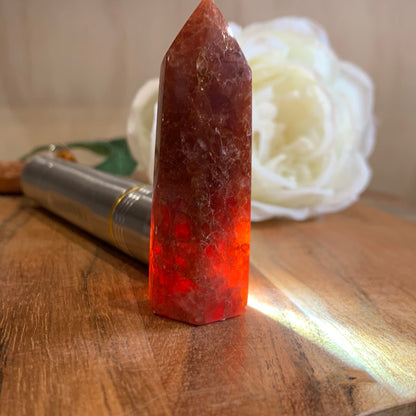 FIRE QUARTZ POINTS