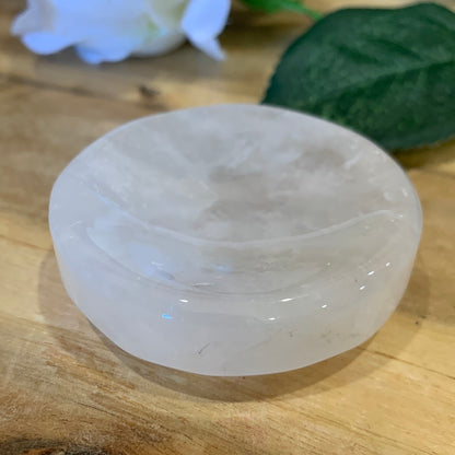 CLEAR QUARTZ BOWL