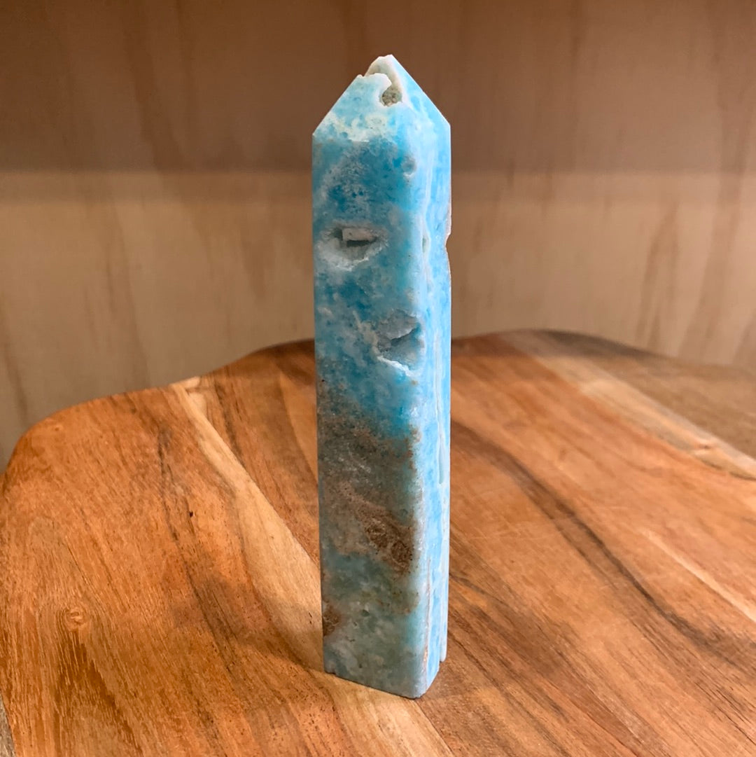 BLUE ARAGONITE TOWER