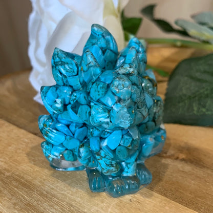 CRYSTAL CHIP FILLED RESIN ANIMALS