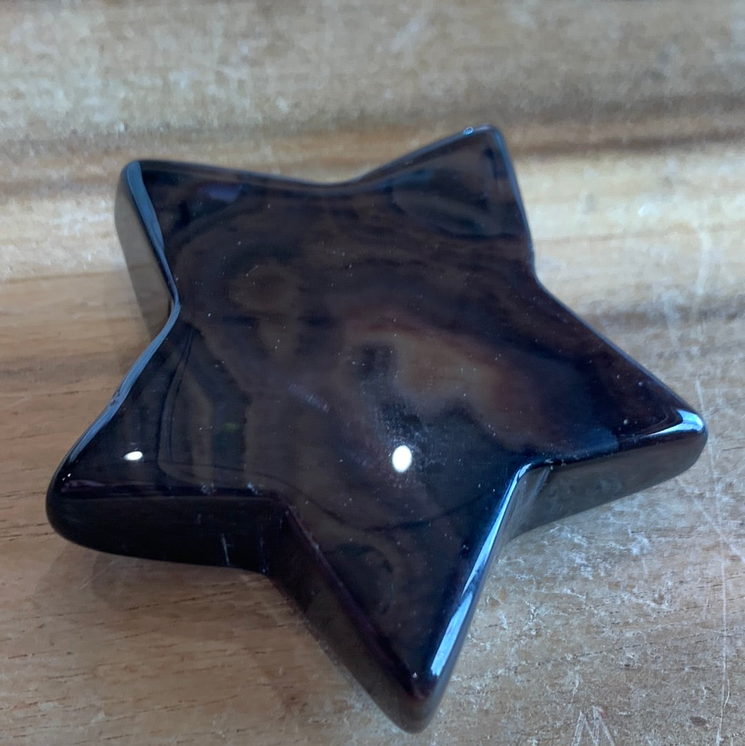 AGATE STAR WITH AMAZING PATTERNS