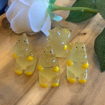 GLOW IN THE DARK DINOSAURS (NON CRYSTAL LUMINOUS RESIN)