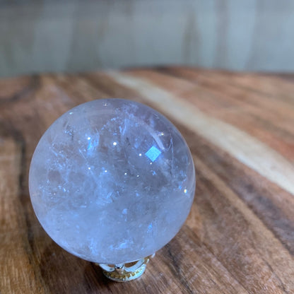 CLEAR QUARTZ SPHERE