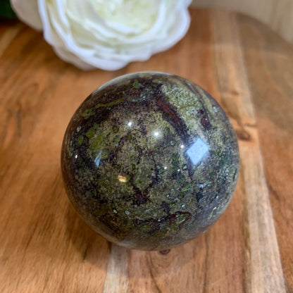 DRAGON BLOODSTONE SPHERE