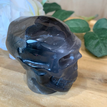 VOLCANO AGATE SKULL