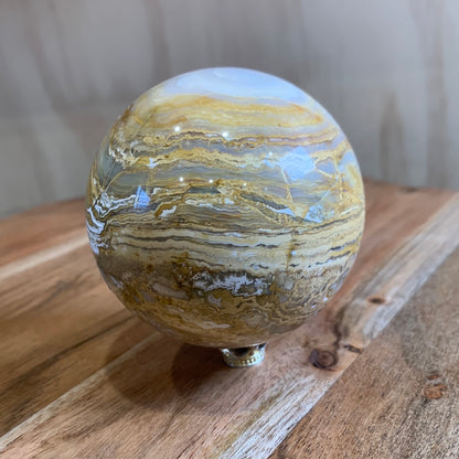 MEXICAN CRAZY LACE AGATE SPHERE