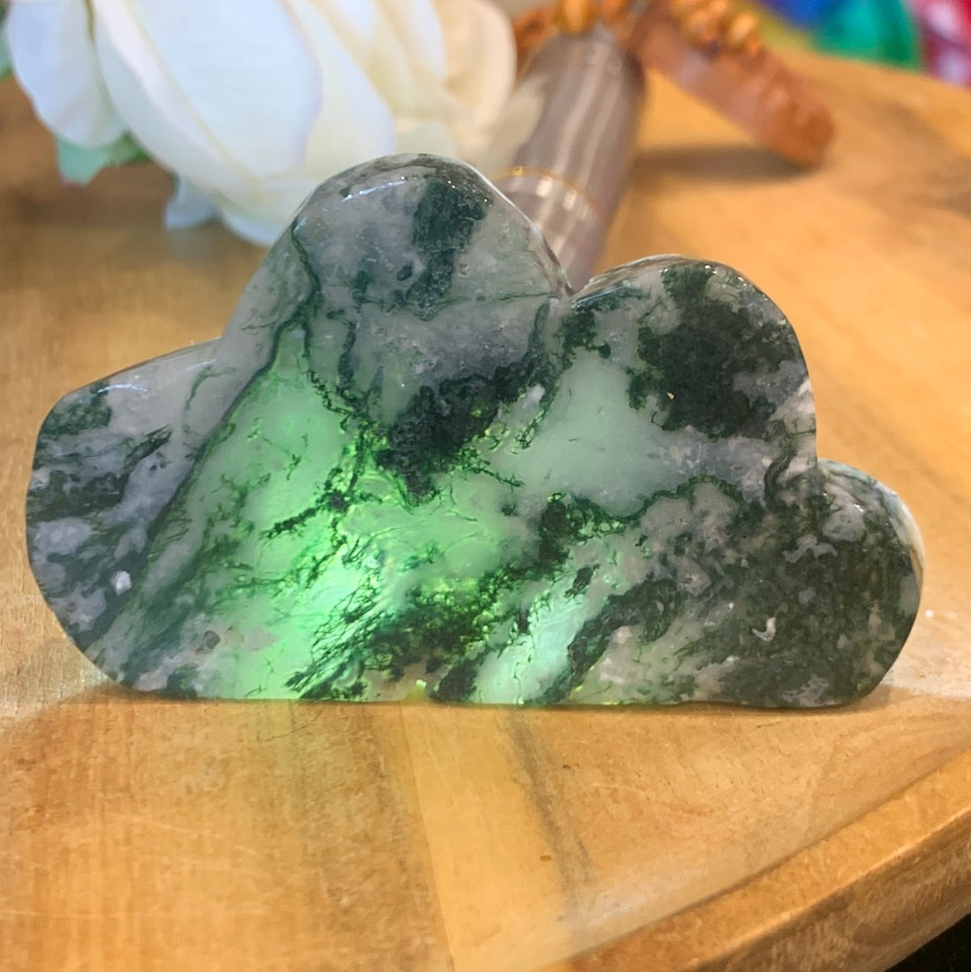 MOSS AGATE CLOUDS