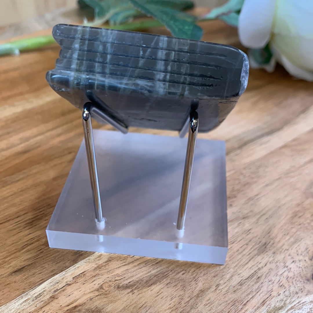 LABRADORITE BIBLE WITH STAND