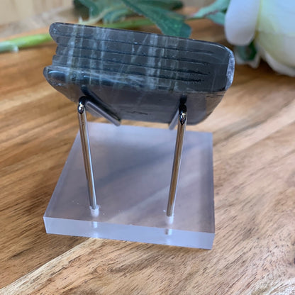 LABRADORITE BIBLE WITH STAND
